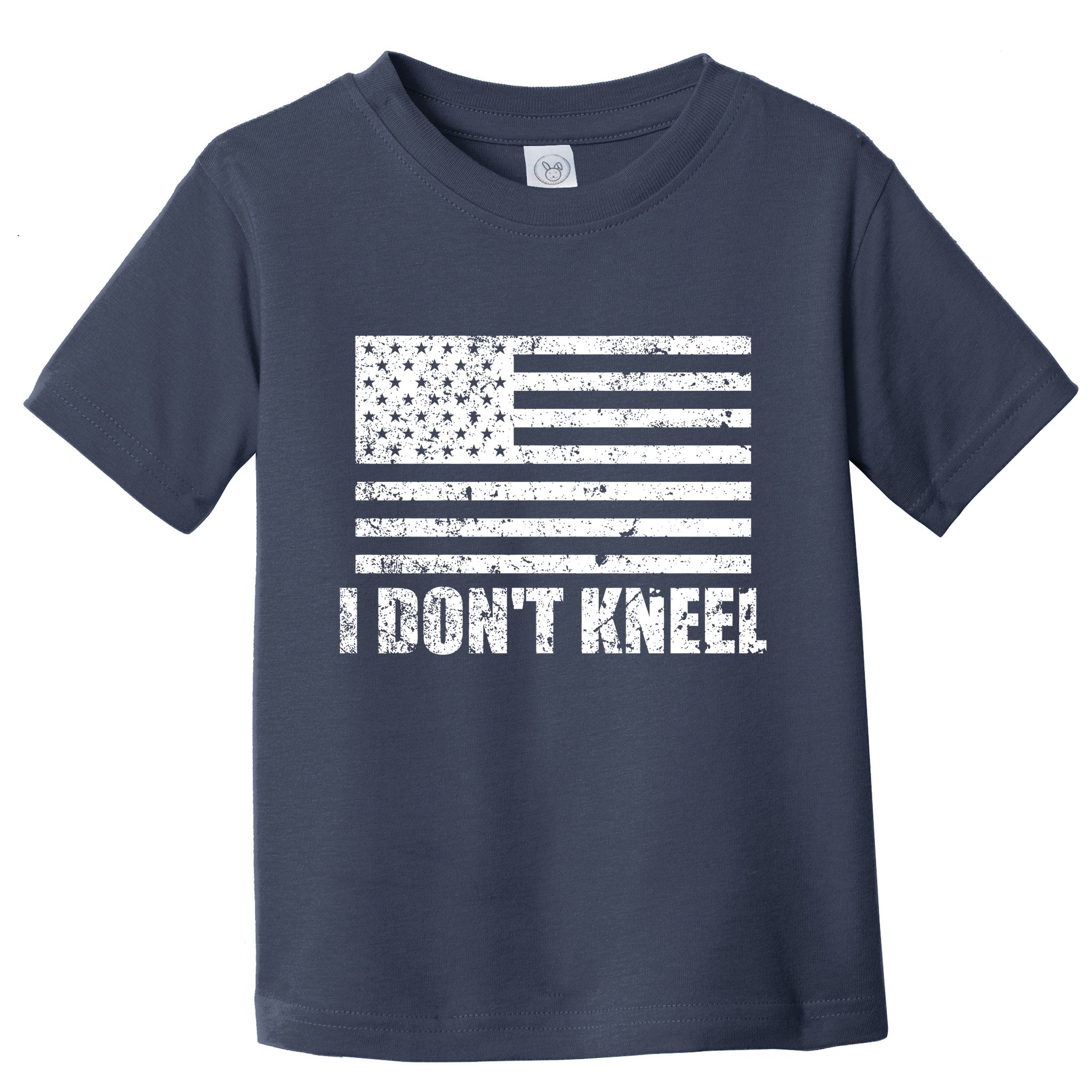 I Dont Kneel Distressed USA Flag Toddler T-Shirt