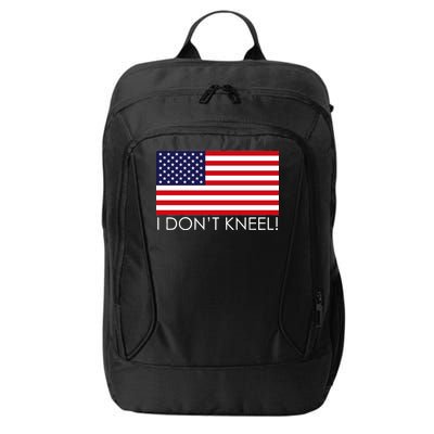 I Don't Kneel USA Flag City Backpack