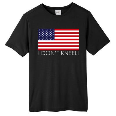 I Don't Kneel USA Flag Tall Fusion ChromaSoft Performance T-Shirt