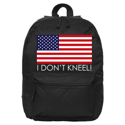 I Don't Kneel USA Flag 16 in Basic Backpack