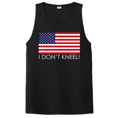 I Don't Kneel USA Flag PosiCharge Competitor Tank