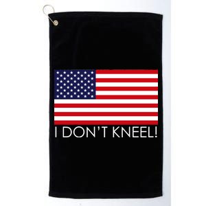 I Don't Kneel USA Flag Platinum Collection Golf Towel