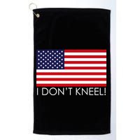 I Don't Kneel USA Flag Golf Towel