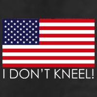 I Don't Kneel USA Flag Golf Towel