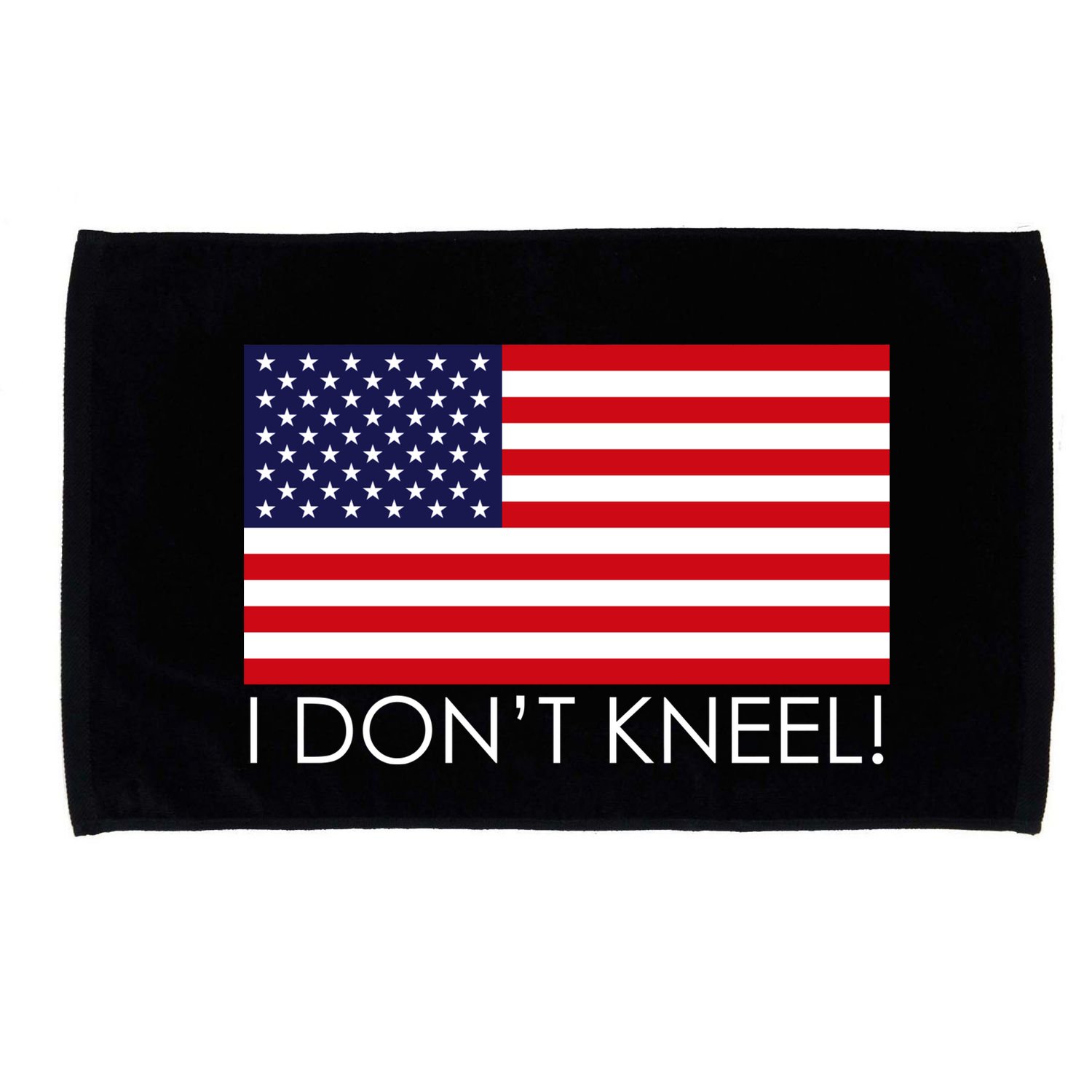 I Don't Kneel USA Flag Microfiber Hand Towel