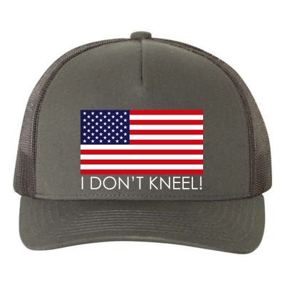 I Don't Kneel USA Flag Yupoong Adult 5-Panel Trucker Hat
