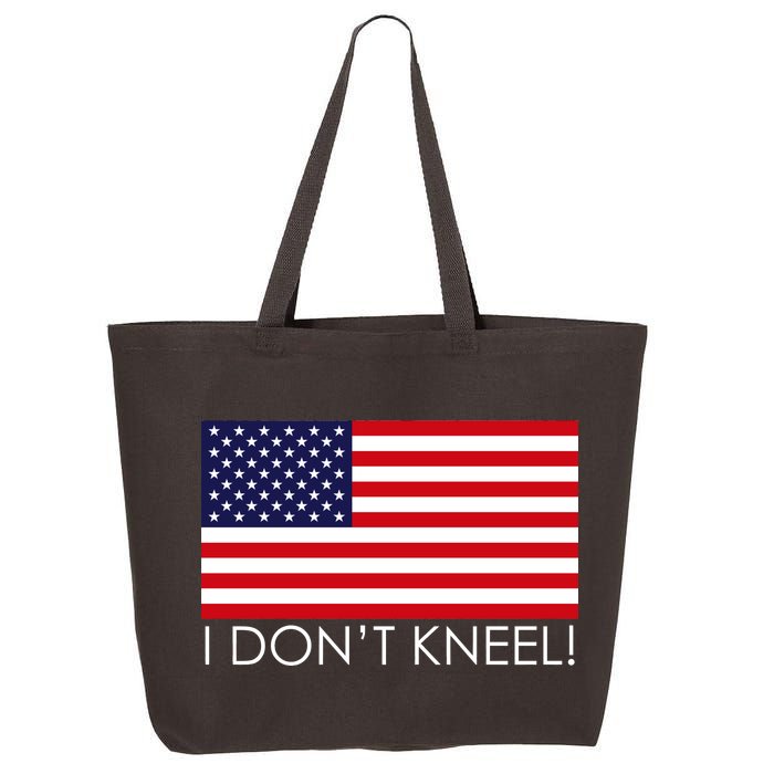 I Don't Kneel USA Flag 25L Jumbo Tote