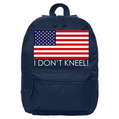 I Don't Kneel USA Flag 16 in Basic Backpack