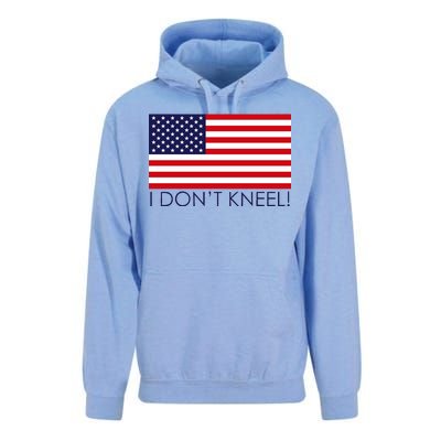 I Don't Kneel USA Flag Unisex Surf Hoodie