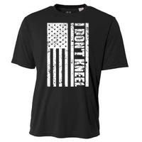 I Dont Kneel Vintage USA Flag Cooling Performance Crew T-Shirt