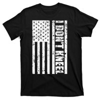 I Dont Kneel Vintage USA Flag T-Shirt