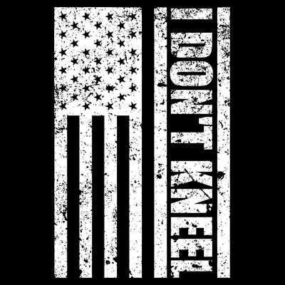 I Dont Kneel Vintage USA Flag T-Shirt