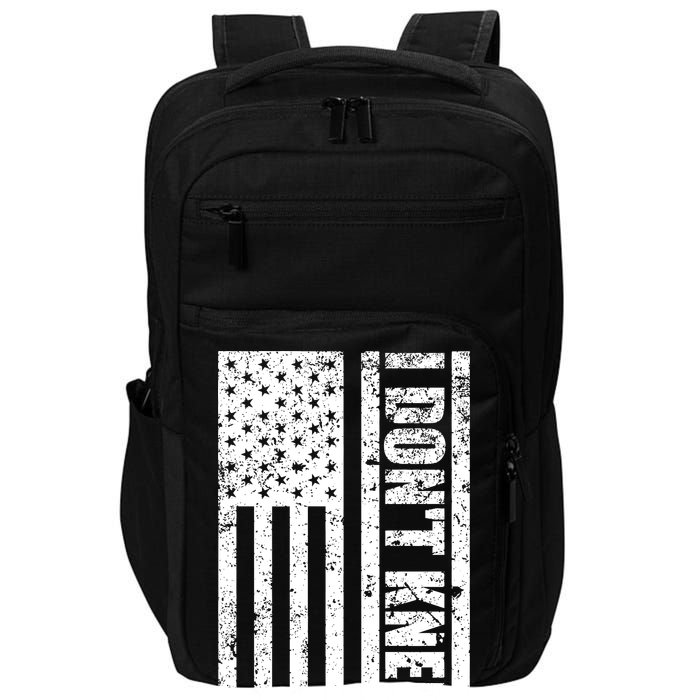 I Dont Kneel Vintage USA Flag Impact Tech Backpack