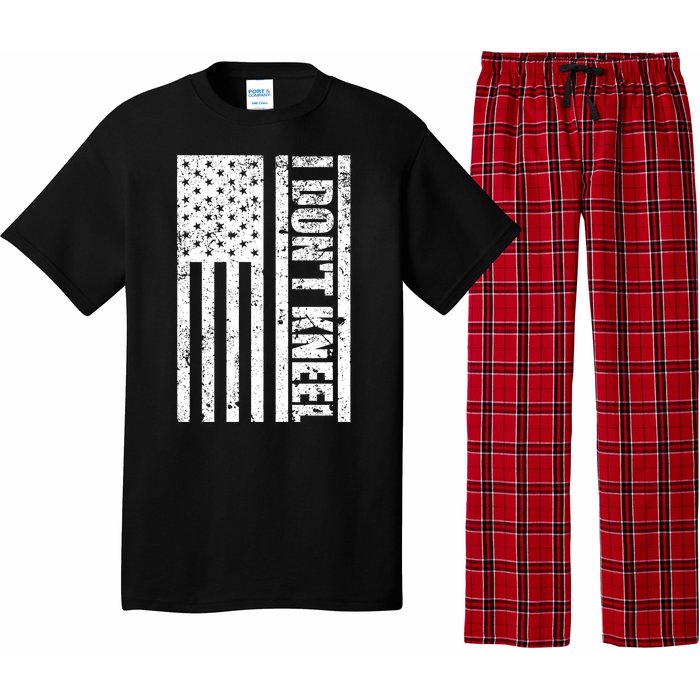 I Dont Kneel Vintage USA Flag Pajama Set