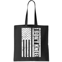 I Dont Kneel Vintage USA Flag Tote Bag