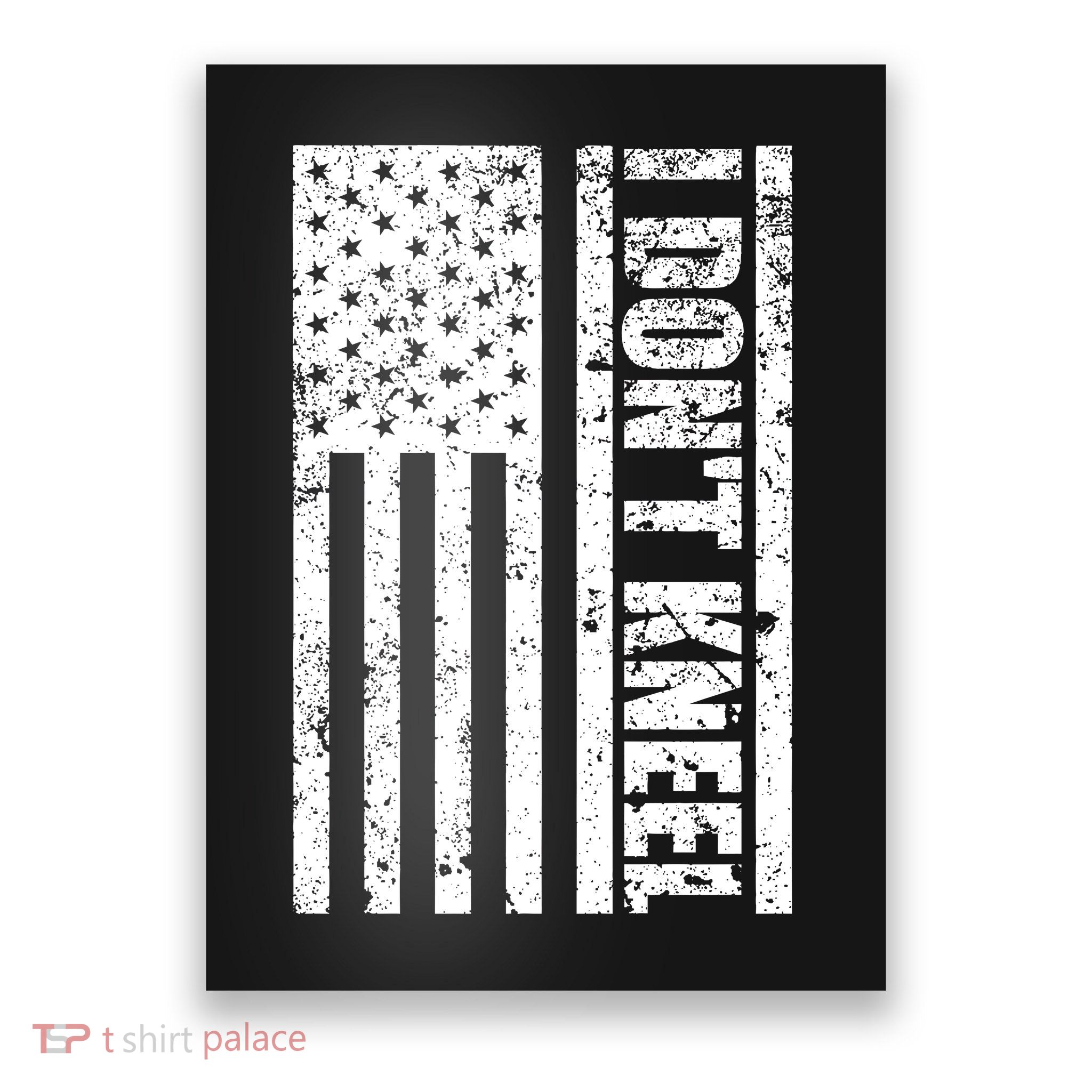I Dont Kneel Vintage USA Flag Poster