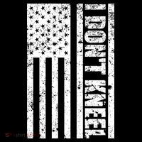 I Dont Kneel Vintage USA Flag Poster
