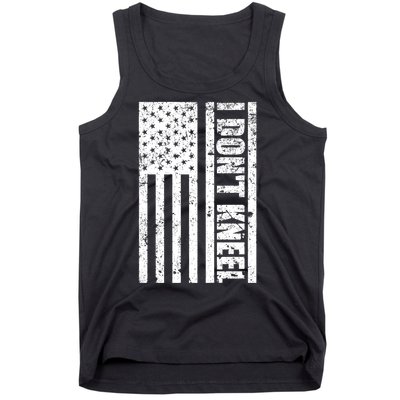 I Dont Kneel Vintage USA Flag Tank Top