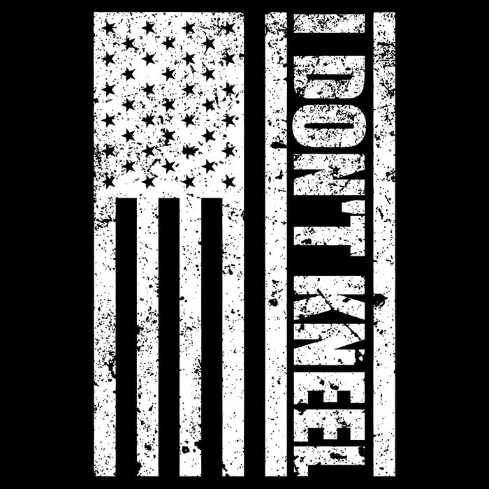 I Dont Kneel Vintage USA Flag Toddler T-Shirt