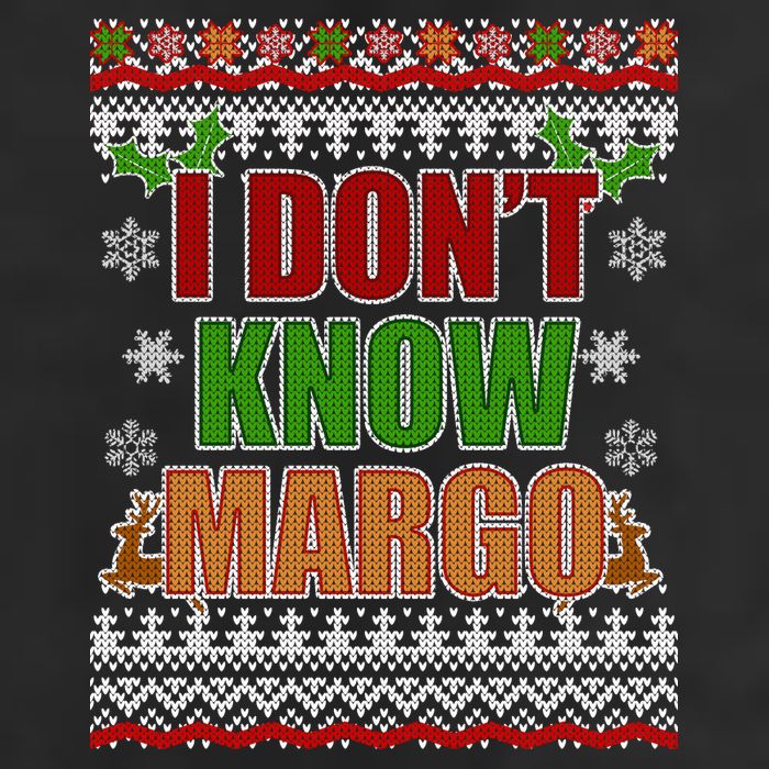 I Don't Know Margo Ugly Christmas Cool Comfort Performance Bucket Hat