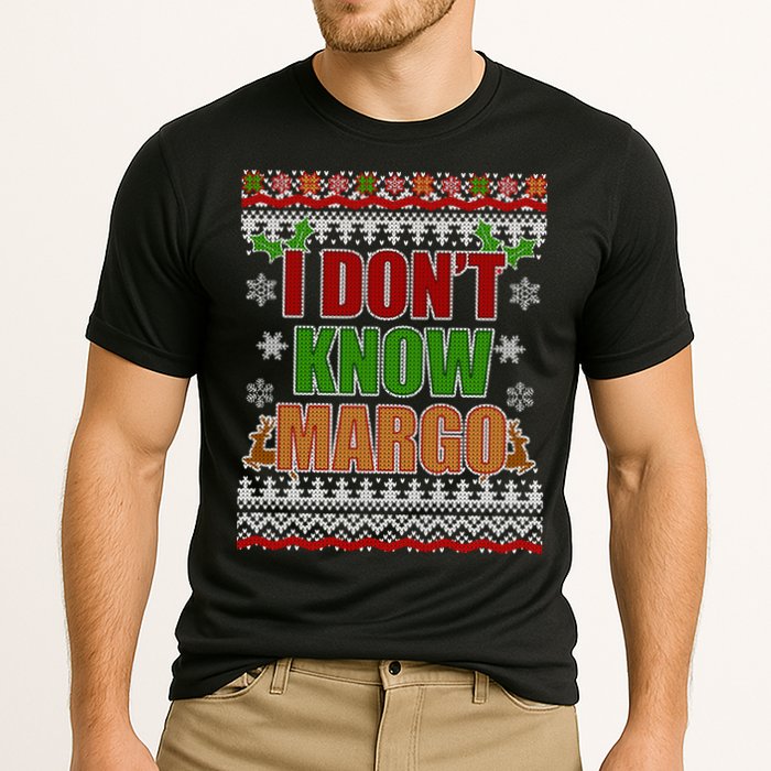 I Don't Know Margo Ugly Christmas Cooling Performance Crew T-Shirt