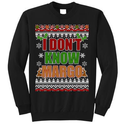 I Don't Know Margo Ugly Christmas Sweatshirt