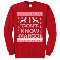 I Don't Know Margo Ugly Christmas Sweater Funny Sweatshirt