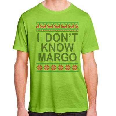 I Don't Know Margo Ugly Matching Christmas Adult ChromaSoft Performance T-Shirt