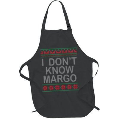 I Don't Know Margo Ugly Matching Christmas Apron