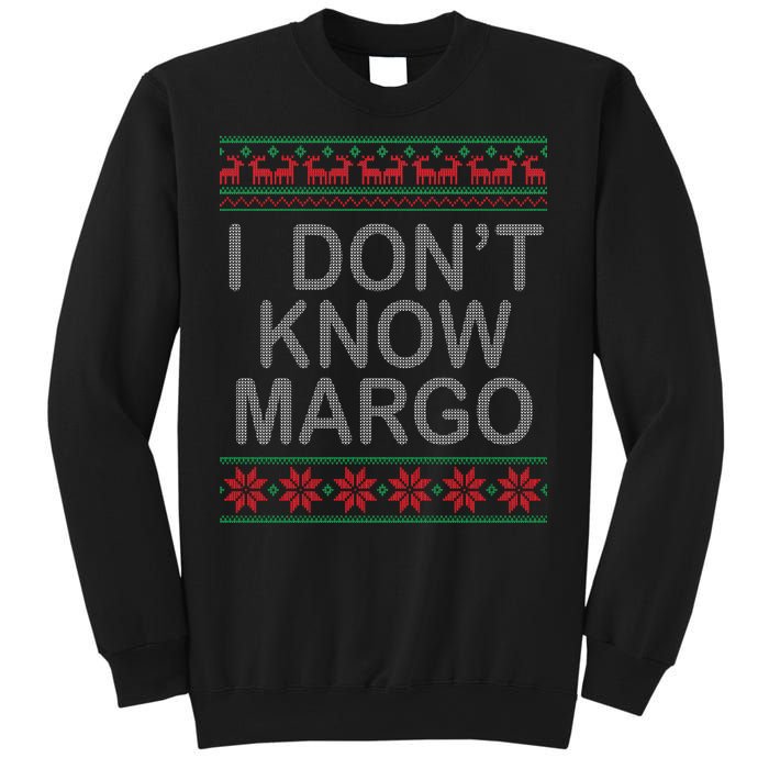 I Don't Know Margo Ugly Matching Christmas Sweatshirt