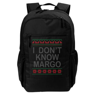 I Don't Know Margo Ugly Matching Christmas Daily Commute Backpack