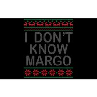 I Don't Know Margo Ugly Matching Christmas Bumper Sticker