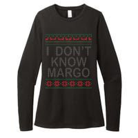 I Don't Know Margo Ugly Matching Christmas Womens CVC Long Sleeve Shirt