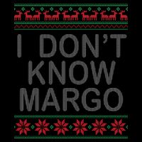 I Don't Know Margo Ugly Matching Christmas Flatbill Hat