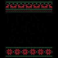 I Don't Know Margo Ugly Matching Christmas 16oz Travel Tumbler