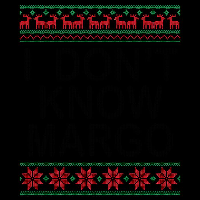 I Don't Know Margo Ugly Matching Christmas 16oz Travel Tumbler