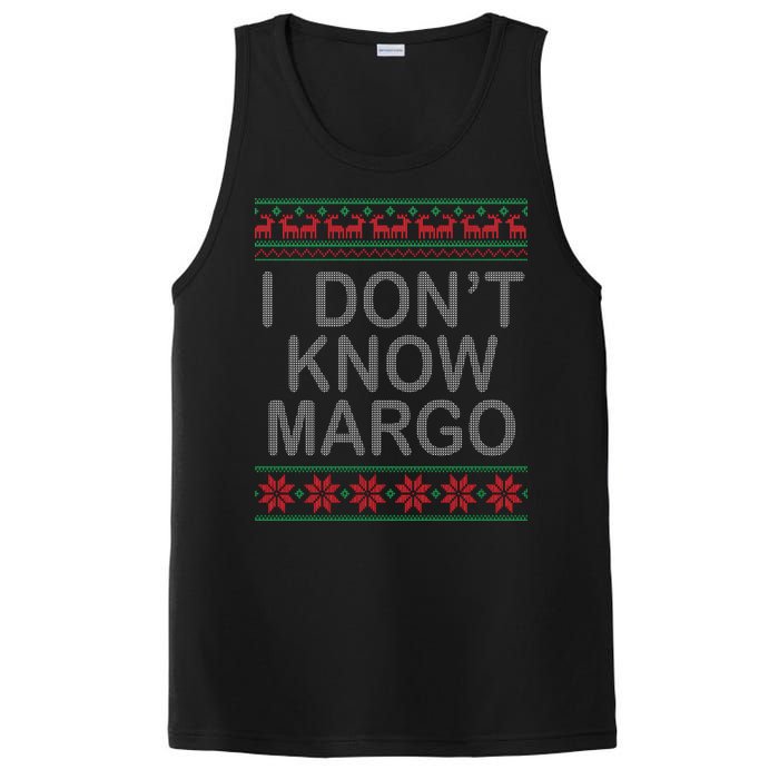 I Don't Know Margo Ugly Matching Christmas PosiCharge Competitor Tank