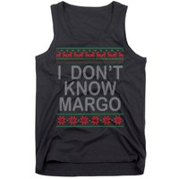 I Don't Know Margo Ugly Matching Christmas Tank Top