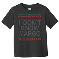 I Don't Know Margo Ugly Matching Christmas Toddler T-Shirt