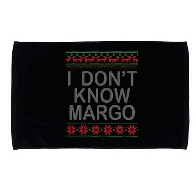 I Don't Know Margo Ugly Matching Christmas Microfiber Hand Towel