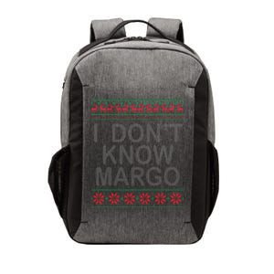 I Don't Know Margo Ugly Matching Christmas Vector Backpack