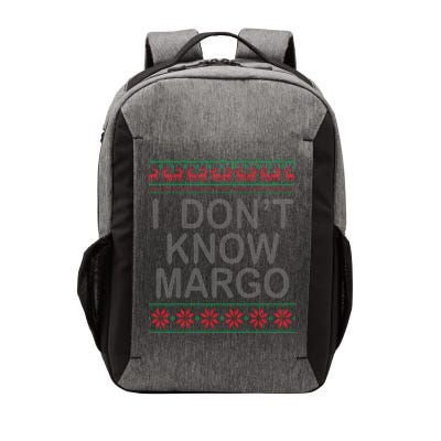 I Don't Know Margo Ugly Matching Christmas Vector Backpack