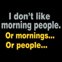 I Don't Like Morning People Backpack
