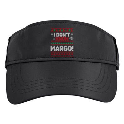 I Don't Margo Funny Christmas Adult Drive Performance Visor