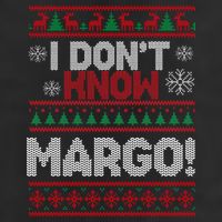 I Don't Margo Funny Christmas Adult Drive Performance Visor