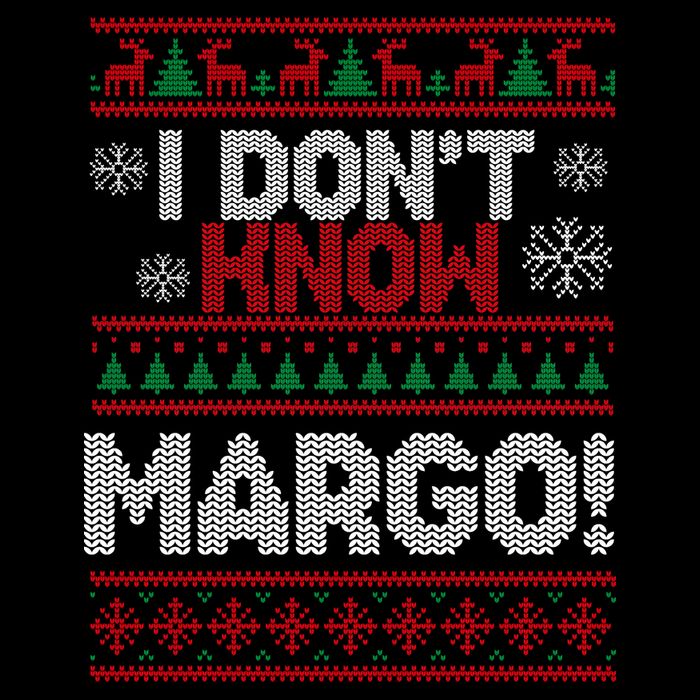 I Don't Margo Funny Christmas Baby Bodysuit