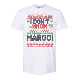 I Don't Margo Funny Christmas Softstyle CVC T-Shirt