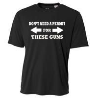 I don't Need A Permit For These Guns Cooling Performance Crew T-Shirt