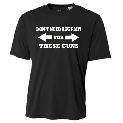 I don't Need A Permit For These Guns Cooling Performance Crew T-Shirt