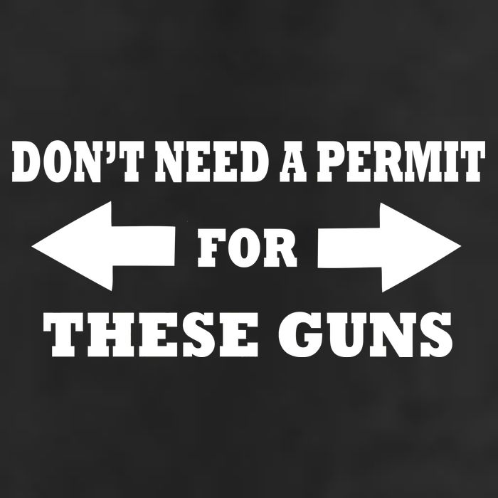 I don't Need A Permit For These Guns Adult Drive Performance Visor